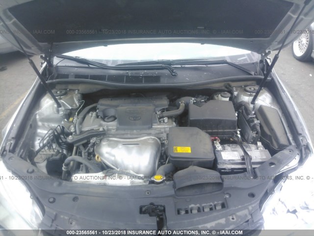 4T1BF1FK9FU958556 - 2015 TOYOTA CAMRY LE/XLE/SE/XSE 银色 照片 10