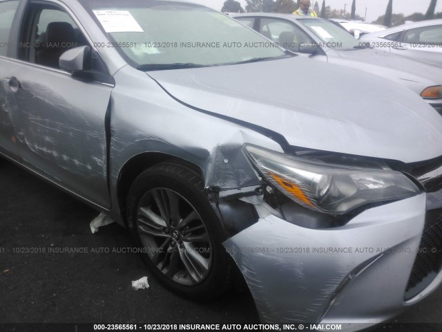 4T1BF1FK9FU958556 - 2015 TOYOTA CAMRY LE/XLE/SE/XSE 银色 照片 6