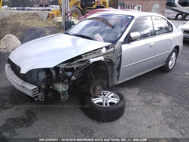 4S3BL616857214125 - 2005 SUBARU LEGACY 2.5I SILVER photo 2