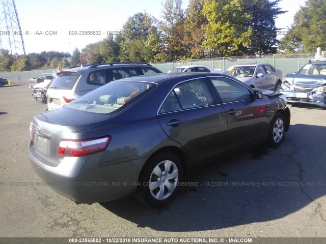 4T1BE46K47U089676 - 2007 TOYOTA CAMRY NEW GENERAT CE/LE/XLE/SE GRAY photo 4