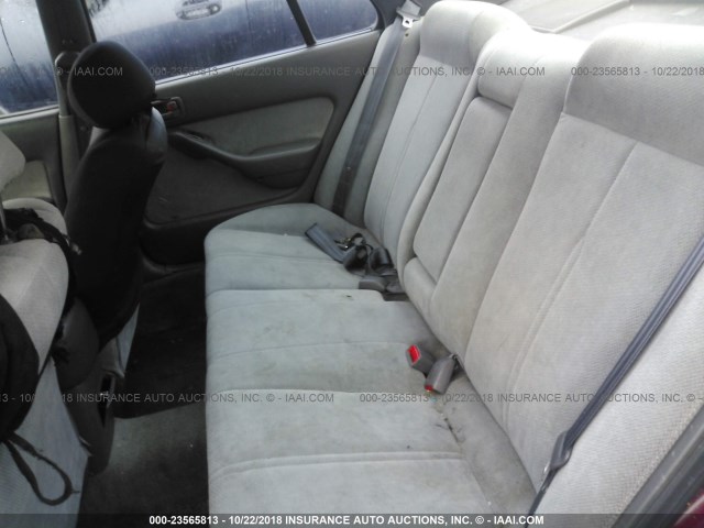 JT2BG12K7T0377298 - 1996 TOYOTA CAMRY DX/LE/XLE MAROON photo 8