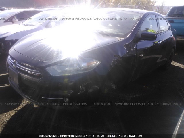 1C3CDFCH4DD347064 - 2013 DODGE DART LIMITED/R/T BLACK photo 2