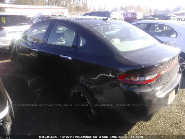 1C3CDFCH4DD347064 - 2013 DODGE DART LIMITED/R/T BLACK photo 3