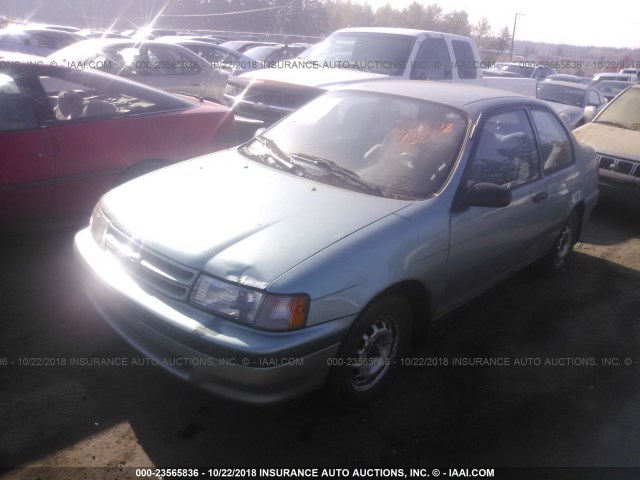 JT2EL43S3R0415269 - 1994 TOYOTA TERCEL DX TEAL photo 2