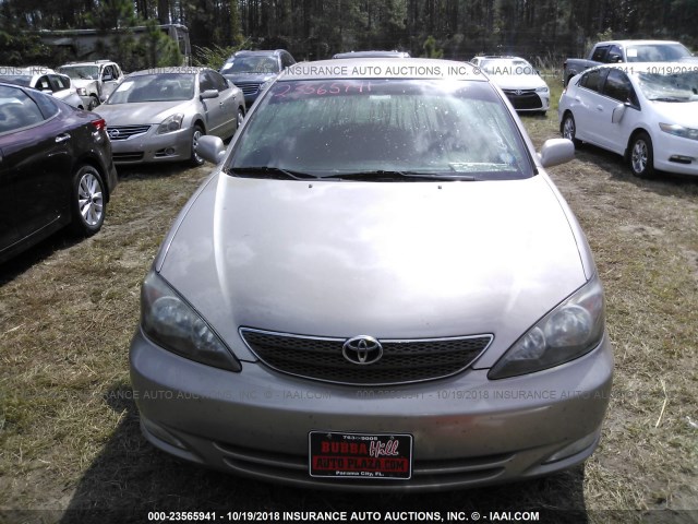 4T1BF32K22U029479 - 2002 TOYOTA CAMRY LE/XLE/SE 金色 照片 6