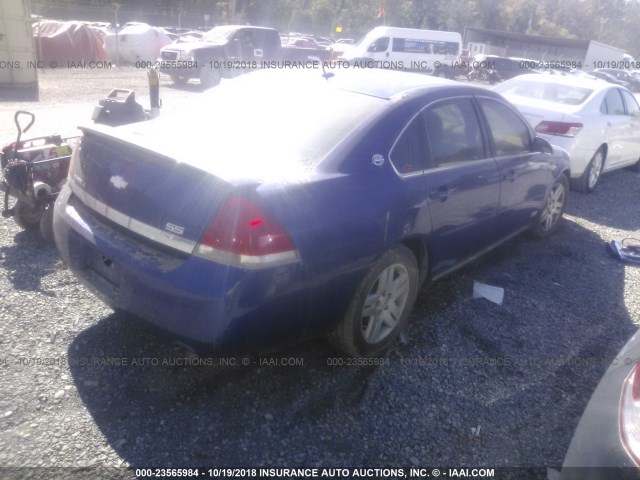 2G1WD58C369229676 - 2006 CHEVROLET IMPALA SUPER SPORT BLUE photo 4