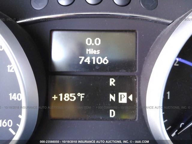 4JGBB8GB8BA712340 - 2011 MERCEDES-BENZ ML 350 4MATIC GRAY photo 7