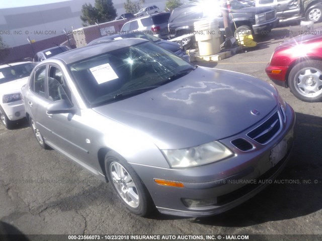 YS3FD49Y761000362 - 2006 SAAB 9-3 GRAY photo 1