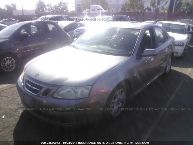 YS3FD49Y761000362 - 2006 SAAB 9-3 GRAY photo 2