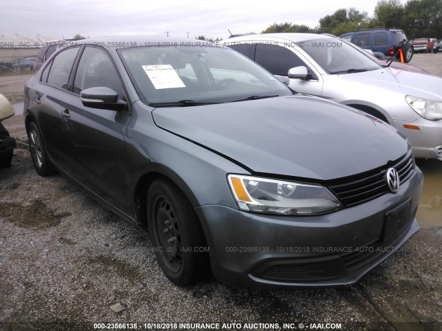 3VWDP7AJ5CM118640 - 2012 VOLKSWAGEN JETTA SE GRAY photo 1