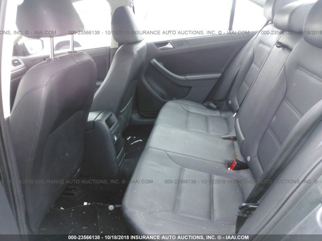 3VWDP7AJ5CM118640 - 2012 VOLKSWAGEN JETTA SE GRAY photo 8