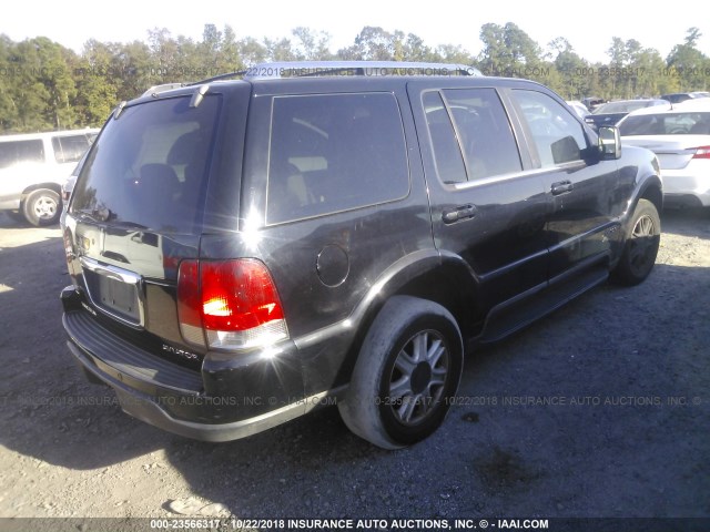 5LMEU88H03ZJ23731 - 2003 LINCOLN AVIATOR 黑色 照片 4