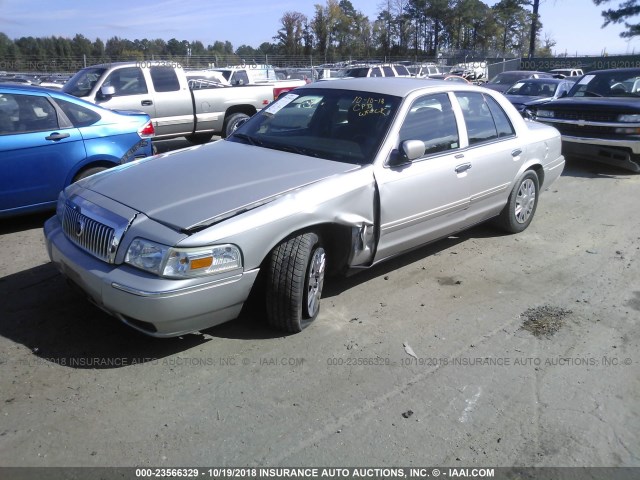 2MEFM74V57X619099 - 2007 MERCURY GRAND MARQUIS GS SILVER photo 2