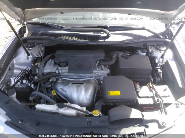 4T1BF1FK8CU097110 - 2012 TOYOTA CAMRY SE/LE/XLE SILVER photo 10