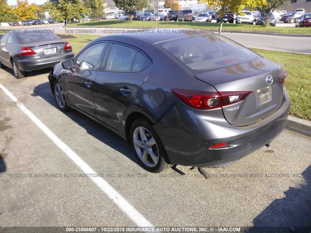 JM1BM1T79E1157524 - 2014 MAZDA 3 SV GRAY photo 3