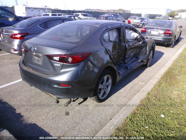 JM1BM1T79E1157524 - 2014 MAZDA 3 SV GRAY photo 4