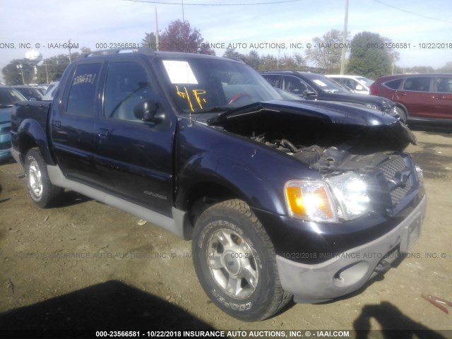 1FMZU77E71UB95767 - 2001 FORD EXPLORER SPORT TR  BLUE photo 1