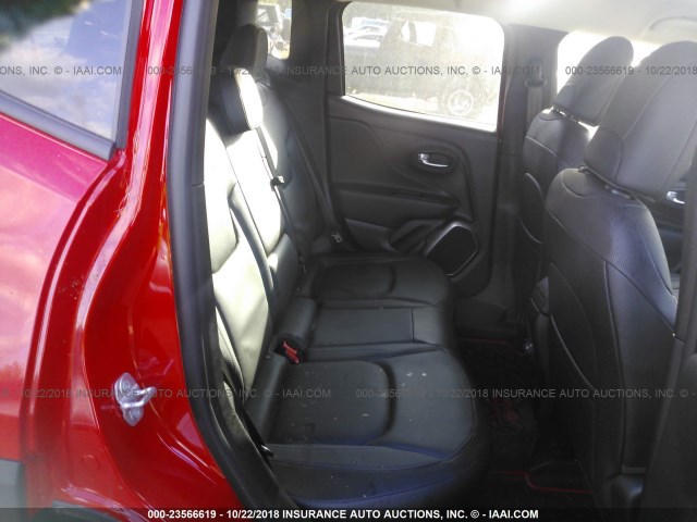 ZACCJADB9JPG68645 - 2018 JEEP RENEGADE LIMITED RED photo 8