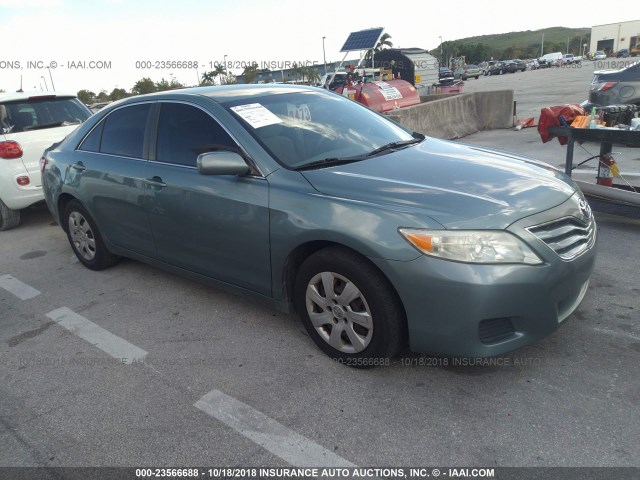 4T1BF3EK4AU530819 - 2010 TOYOTA CAMRY SE/LE/XLE GREEN photo 1