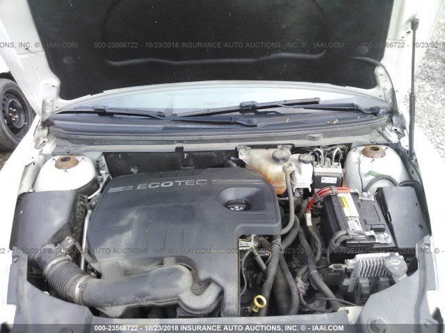 1G1ZG57B894251371 - 2009 CHEVROLET MALIBU LS თეთრი ფოტო 10