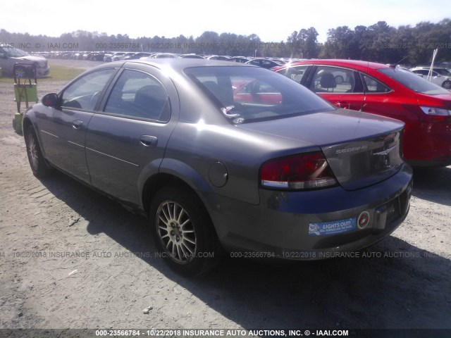 1C3EL46X14N186234 - 2004 CHRYSLER SEBRING LX SILVER photo 3