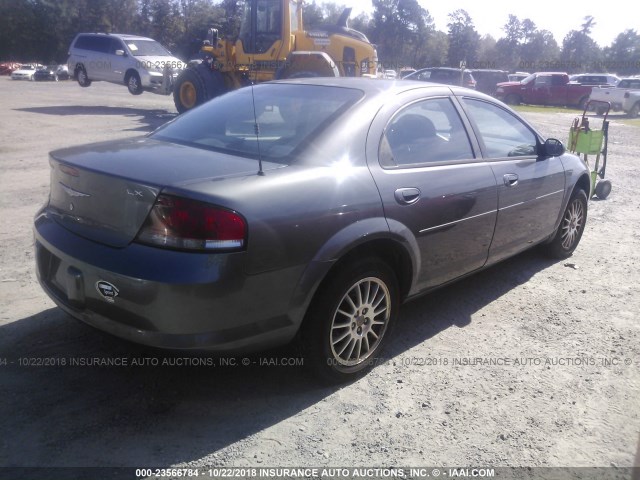 1C3EL46X14N186234 - 2004 CHRYSLER SEBRING LX SILVER photo 4