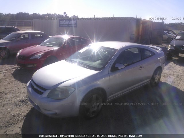 1G1AM15BX67625216 - 2006 CHEVROLET COBALT SS SILVER photo 2