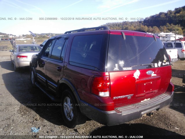 1FMPU16556LA31114 - 2006 FORD EXPEDITION XLT RED photo 3