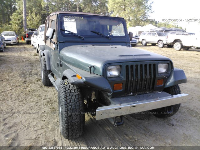 1J4FY19P4RP466151 - 1994 JEEP WRANGLER / YJ S GREEN photo 6