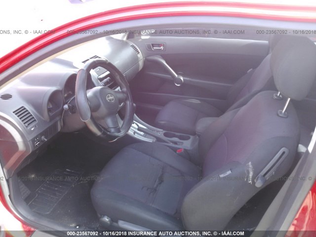 JTKDE167950052501 - 2005 TOYOTA SCION TC 红色 照片 5