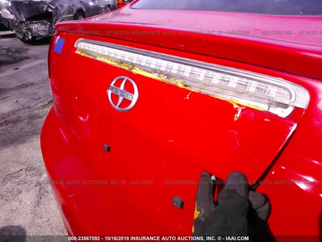 JTKDE167950052501 - 2005 TOYOTA SCION TC 红色 照片 6