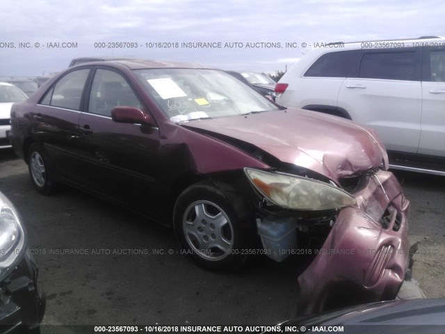4T1BF30K22U034300 - 2002 TOYOTA CAMRY LE/XLE/SE 红色 照片 1