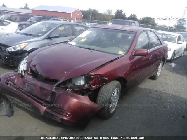 4T1BF30K22U034300 - 2002 TOYOTA CAMRY LE/XLE/SE 红色 照片 2