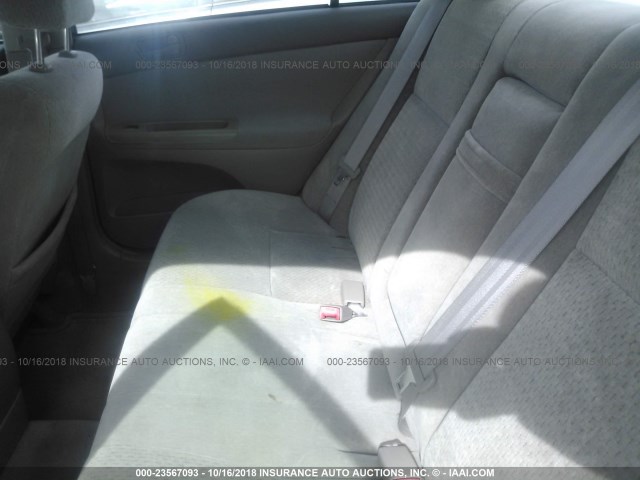 4T1BF30K22U034300 - 2002 TOYOTA CAMRY LE/XLE/SE 红色 照片 8