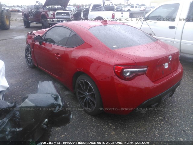 JF1ZNAA12H9701349 - 2017 TOYOTA 86 SPECIAL EDITION RED photo 3