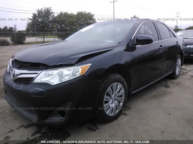 4T4BF1FKXDR300618 - 2013 TOYOTA CAMRY L/SE/LE/XLE 蓝色 照片 2