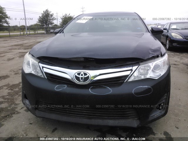 4T4BF1FKXDR300618 - 2013 TOYOTA CAMRY L/SE/LE/XLE 蓝色 照片 6