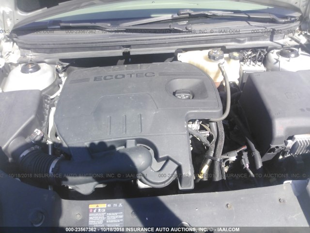 1G1ZA5EU3BF162257 - 2011 CHEVROLET MALIBU LS Gümüş foto 10