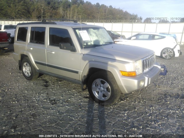 1J8HH48P87C628068 - 2007 JEEP COMMANDER SILVER photo 1