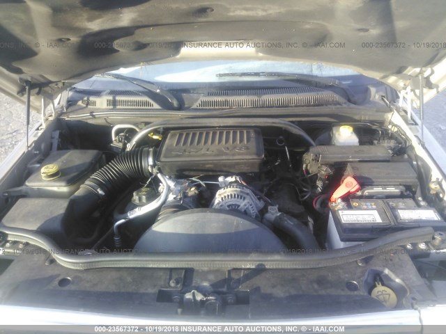 1J8HH48P87C628068 - 2007 JEEP COMMANDER SILVER photo 10