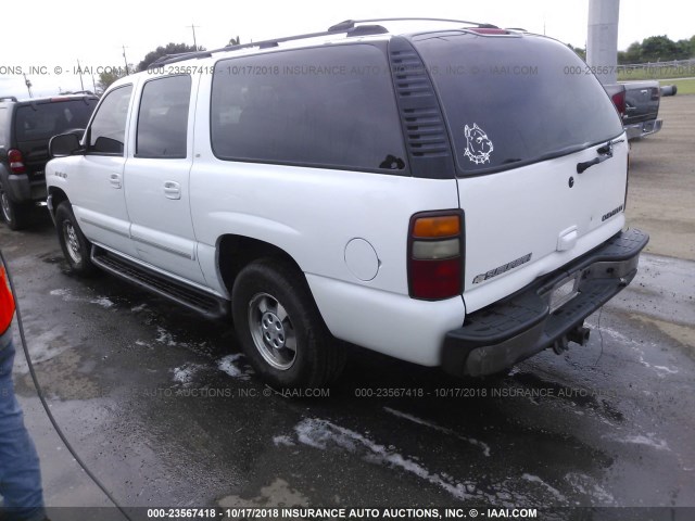 1GNEC16Z64J149089 - 2004 CHEVROLET SUBURBAN C1500 WHITE photo 3