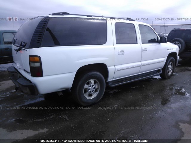 1GNEC16Z64J149089 - 2004 CHEVROLET SUBURBAN C1500 WHITE photo 4