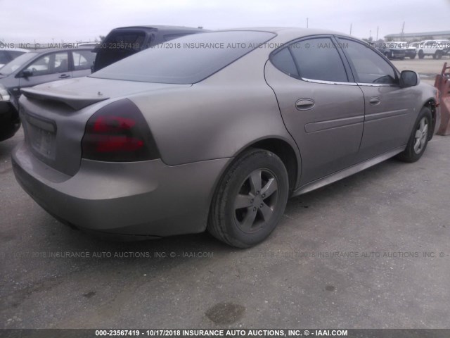 2G2WP552X71139262 - 2007 PONTIAC GRAND PRIX TAN photo 4