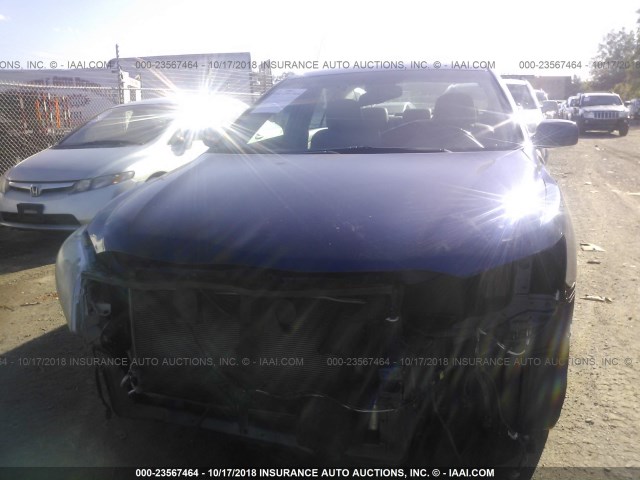 4T1BE46K99U362419 - 2009 TOYOTA CAMRY SE/LE/XLE BLUE photo 6