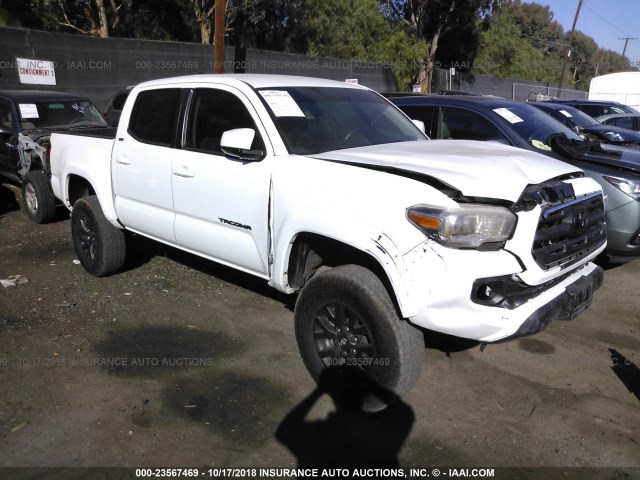 3TMAZ5CN8GM024911 - 2016 TOYOTA TACOMA WHITE photo 1