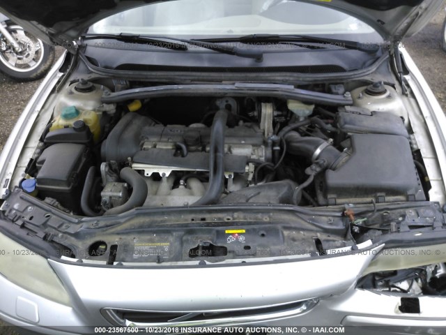 YV1RS592972609194 - 2007 VOLVO S60 2.5T SILVER photo 10