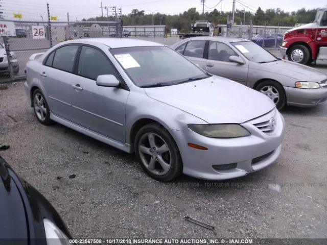 1YVFP84C445N61135 - 2004 MAZDA 6 I SILVER photo 1