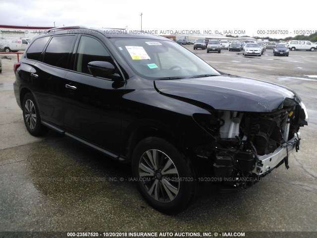 5N1DR2MNXJC609326 - 2018 NISSAN PATHFINDER S/SV/SL/PLATINUM BLACK photo 1