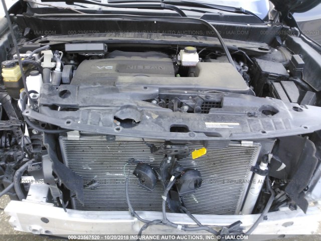 5N1DR2MNXJC609326 - 2018 NISSAN PATHFINDER S/SV/SL/PLATINUM BLACK photo 10