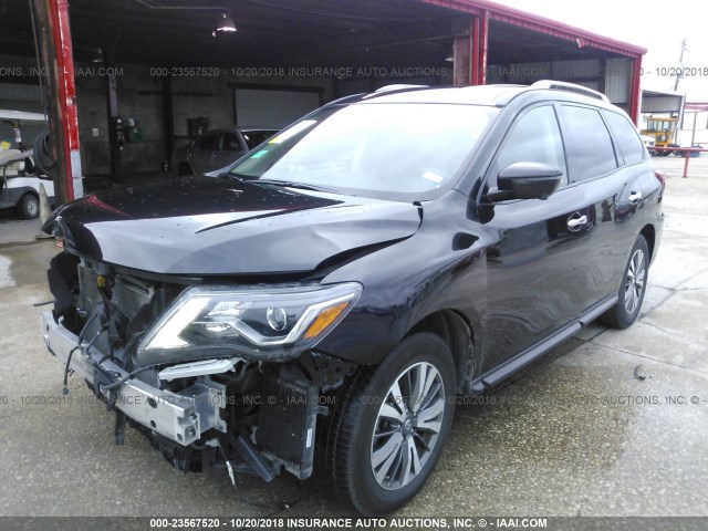 5N1DR2MNXJC609326 - 2018 NISSAN PATHFINDER S/SV/SL/PLATINUM BLACK photo 2